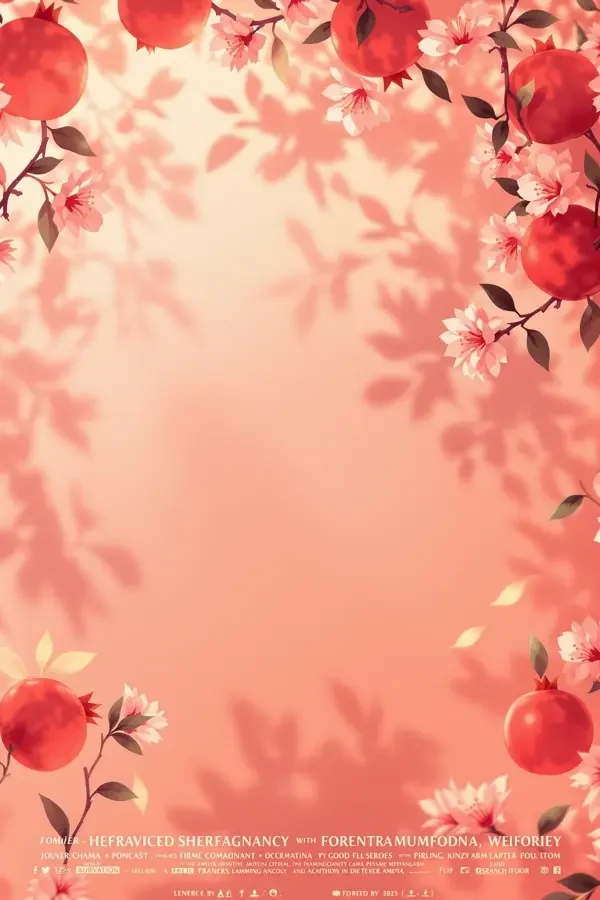 石榴花开海报